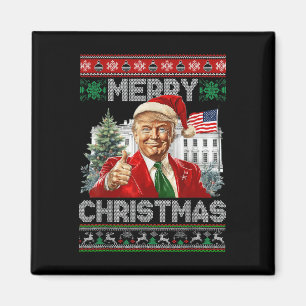 Íman Engraçado Trump Feliz Família de Papais noeis de N