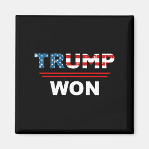 Íman Engraçado Trump ganhou Trump 4547º Homem Desperdíc