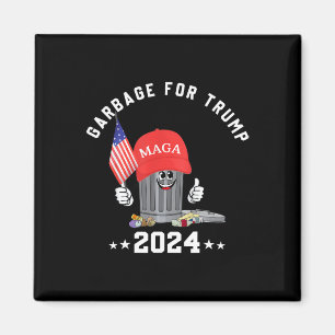 Íman Engraçado Trump Mega Garbage Can Personagem de des