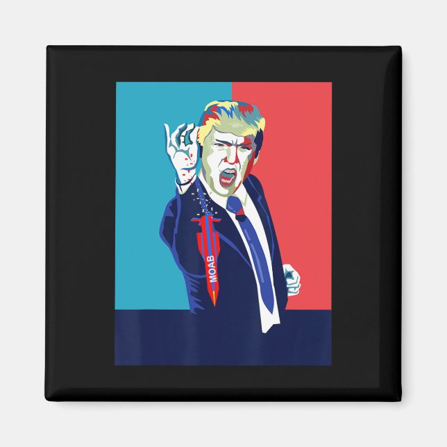 Íman Engraçado Trump Moab  (Frente)