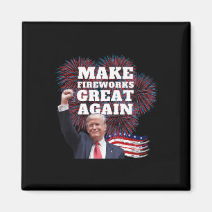 Íman Engraçado Trump Torna O Excelente Do Fireworks Nov