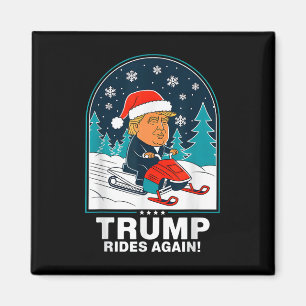 Íman Engraçado Trump volta a andar de moto de neve no i