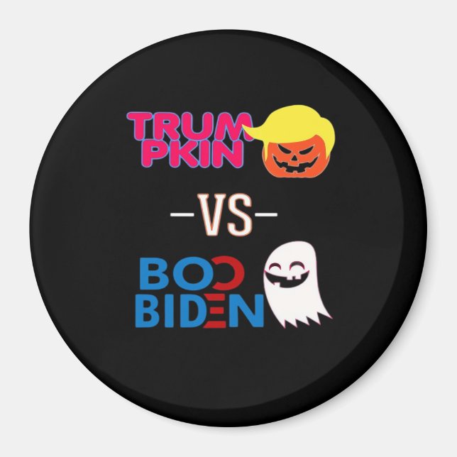 Íman Engraçado Trumpkin Vs Boo Biden Design Classe Hall (Frente)