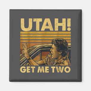 Íman Engraçado Utah Me Dê Dois Gráfico de Citação Vinta