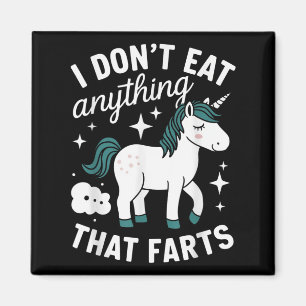 Íman Engraçado Vegan, eu não como nada que faça verdura