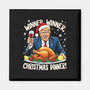 Íman Engraçado Vencedor do Trump Janto de Natal Xmas Me