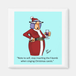 Íman Engraçado vinho de Natal