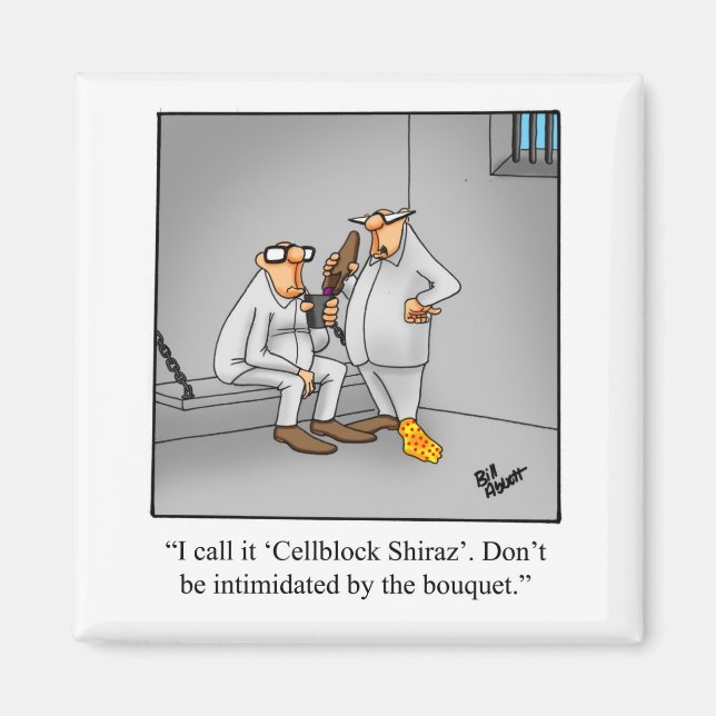 Íman Engraçado Vinho Humor Magnet Specticks (Frente)