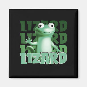 Íman Engraçado Weircore Animal Men Lizard Lizard Liz