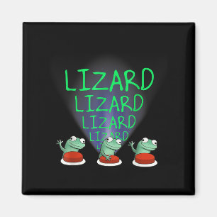 Íman Engraçado Weircore Animal Men Lizard Lizard Liz