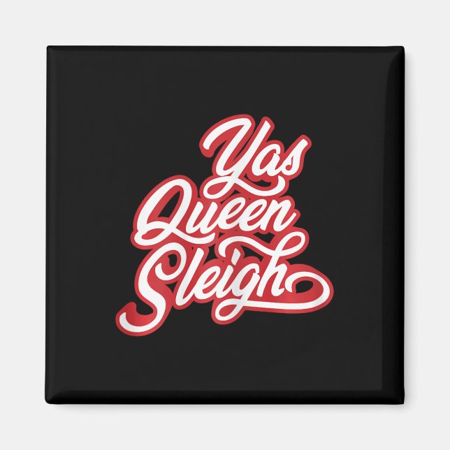 Íman Engraçado Yas Queen Sleigh (Frente)