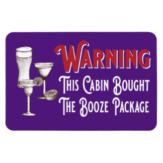 Íman Engrenado Engraçado Booze Cabina Porta Cruzada Mag