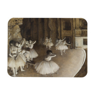 Íman Ensaio De Balés No Palco Edgar Degas