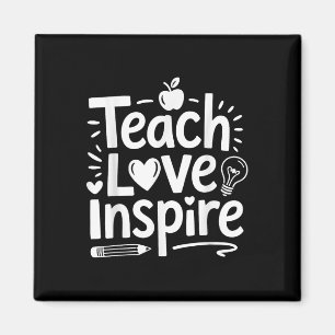 Íman Ensinar Amor Inspira Camisa De Volta Para O Profes