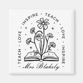 Íman Ensinar amor inspira o nome personalizado do profe