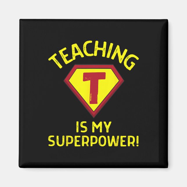 Íman Ensinar É Meu Superpoder - Professor Fundamental D (Frente)