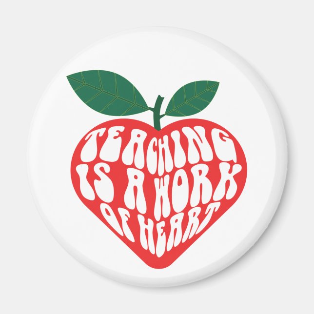 Íman Ensinar é uma obra de coração (Frente)