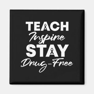 Íman Ensine Inspire Mantenha-se Livre de Drogas Semana