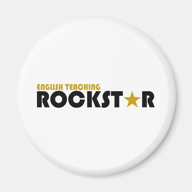 Íman Ensino Inglês Rockstar (Frente)