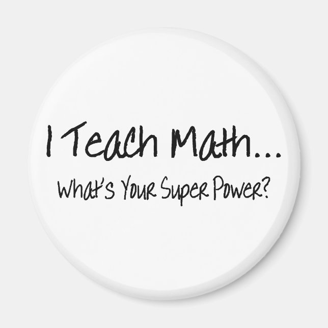Íman Ensino Matemática Qual É O Seu Super Poder (Frente)