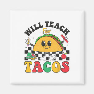 Íman Ensino Para Tacos Lover Funny Cute Cinco De Maio