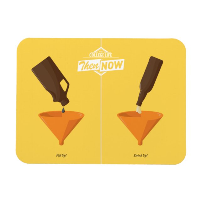 Íman Então E Agora: Beer Pong (Horizontal)