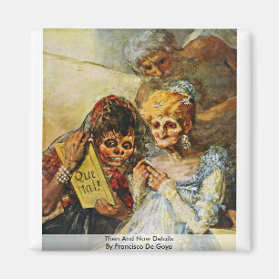 Íman Então e agora detalhes por Francisco De Goya