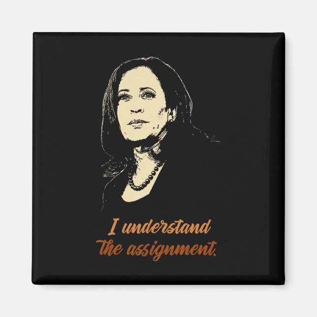 Íman Entenda A Ignment - Kamala Harris 2024 Electi (Frente)