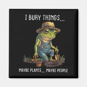 Íman Enterro coisas talvez plantas talvez pessoas sapo