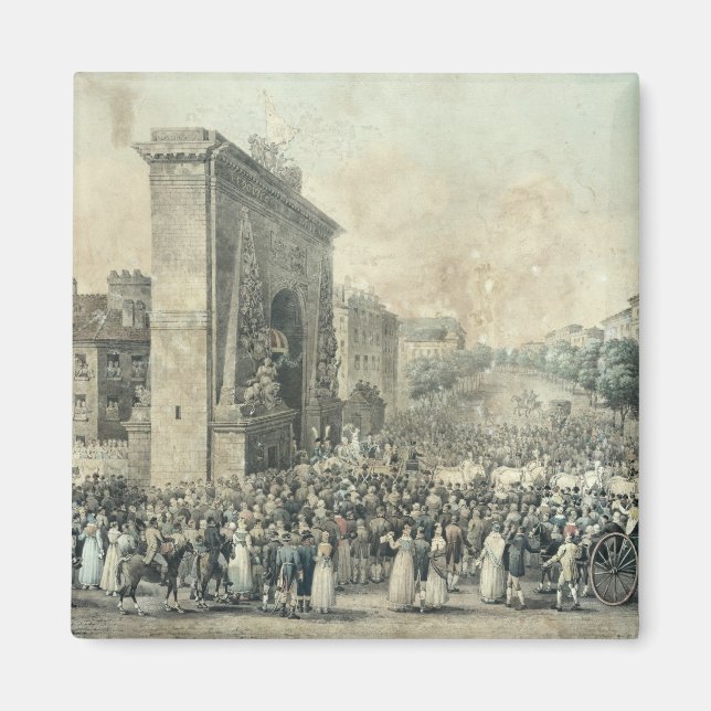 Íman Entrada de Luís XVIII através de Porte (Frente)