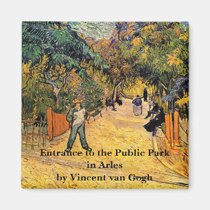 Íman Entrada do Parque Público por Vincent van Gogh