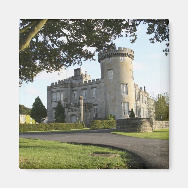 Íman Entrada lateral do Castelo Dromoland sem pessoas (Frente)