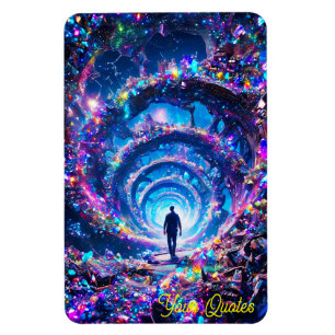 Íman Entrando na Galeria de Gemas Místicas Infinitas