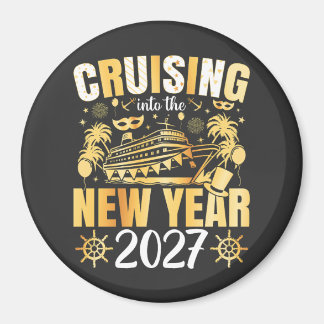 Íman Entrando no Ano Novo 2027 Círculo