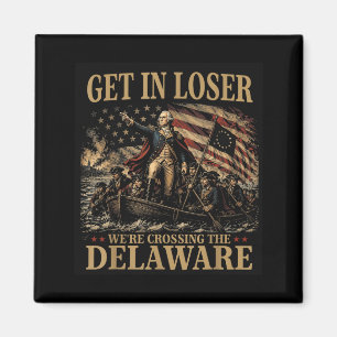 Íman Entre Cruzando O Delaware 4 De Julho Vintage 3