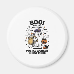 Íman Entrega de Halloween no Modo Fantasma do Trabalhad