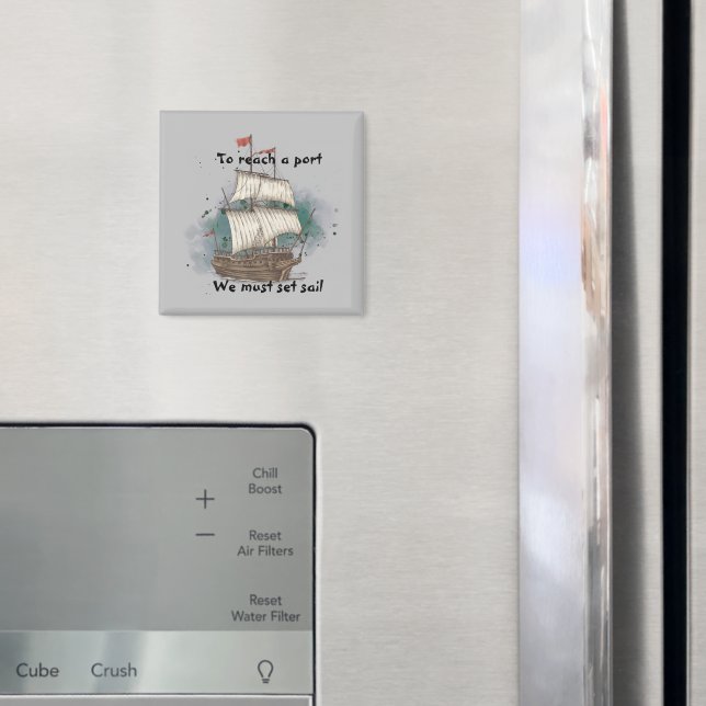 Íman Entrega Desenhada À Mão Na Onda De Arco No Plano D (In Situ (Fridge))