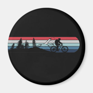 Íman entusiasta da bicicleta de montanha