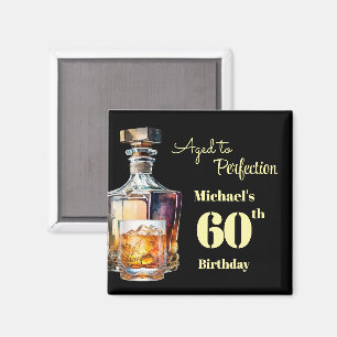 Íman Envelhecido à Perfeição Whiskey de Aniversário de 