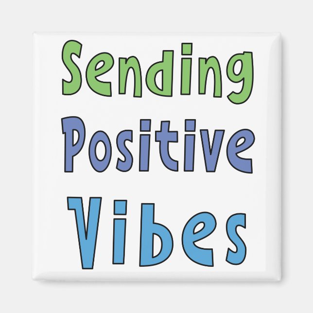 Íman Enviando Vibrações Positivas  (Frente)