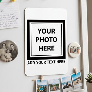 Íman Enviar foto & adicionar texto – Personalizar