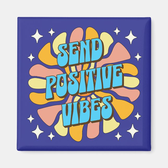 Íman Enviar Vibrações Positivas (Frente)