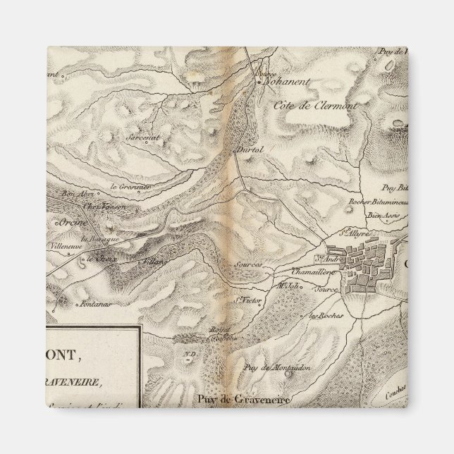 Íman Environs de Clermont (Frente)