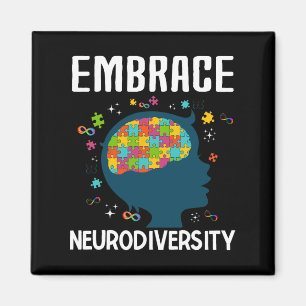 Íman Envolvimento Divertido Neurodiversidade Citação Au