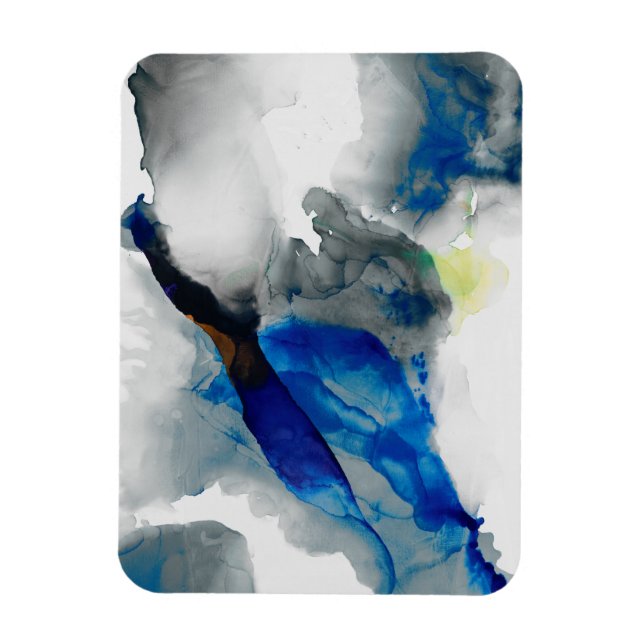 Íman Ephemeral - Azul e Cinza (Vertical)