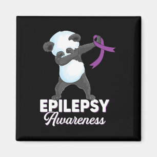 Íman Epilepsia Consciência Mês Dabbing Panda Epilepsy A