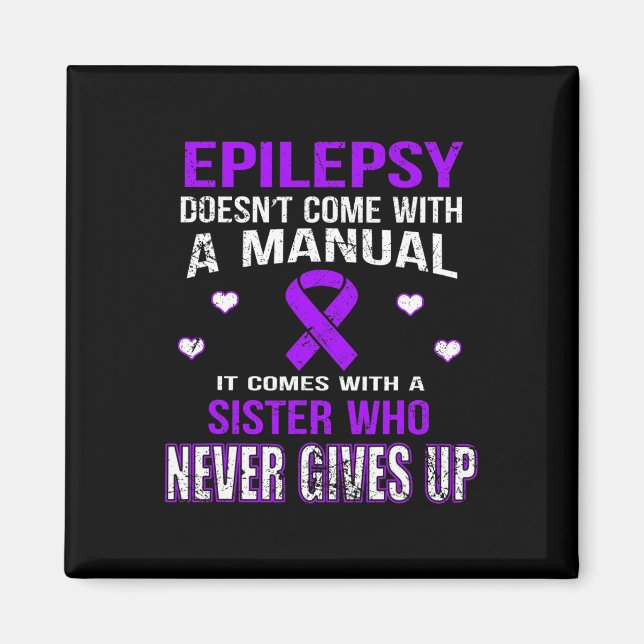 Íman Epilepsia Vem Com Uma Irmã Que Nunca Desiste  (Frente)