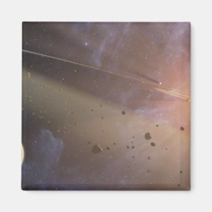 Íman Épsilon Eridani do sistema planetário