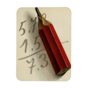 Íman Equação Matemática com Lápis Vermelho, Negócios Vi