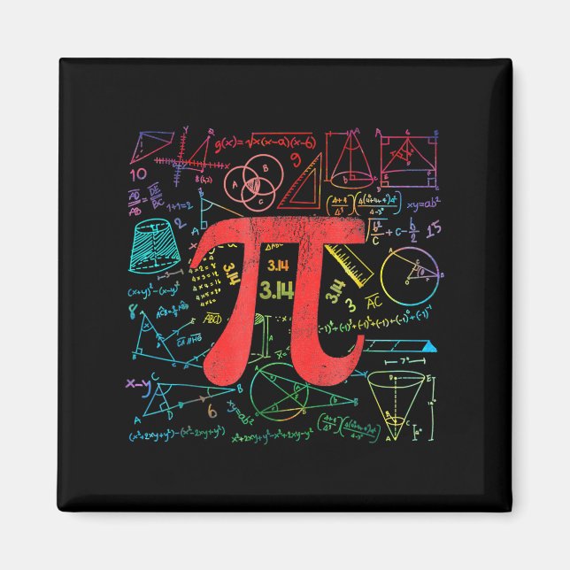 Íman Equação Matemática do Dia do Pi Engraçada Professo (Frente)